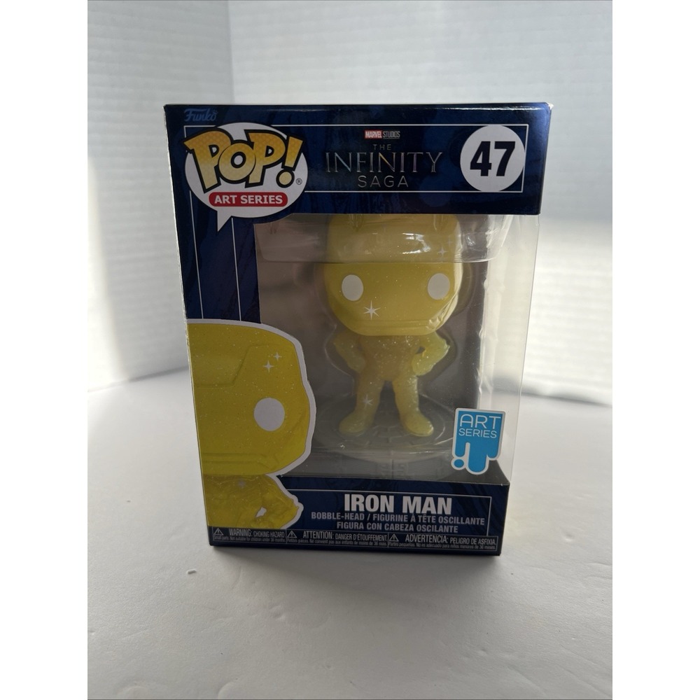 Funko Pop! Marvel The Infinity Saga Iron Man #47 Art Series Yellow